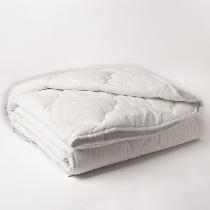 Одеяло всесезонное Адамас "Лебяжий пух", размер 172х205 ± 5 см, 300гр/м2, чехол поплин