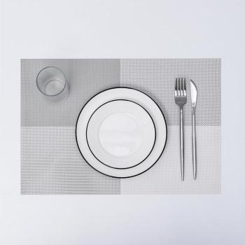 Салфетка кухонная «Настроение», 45×30 см, цвет серый