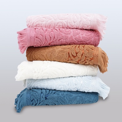 Полотенце махровое "Камелия" (Темно-зеленый)