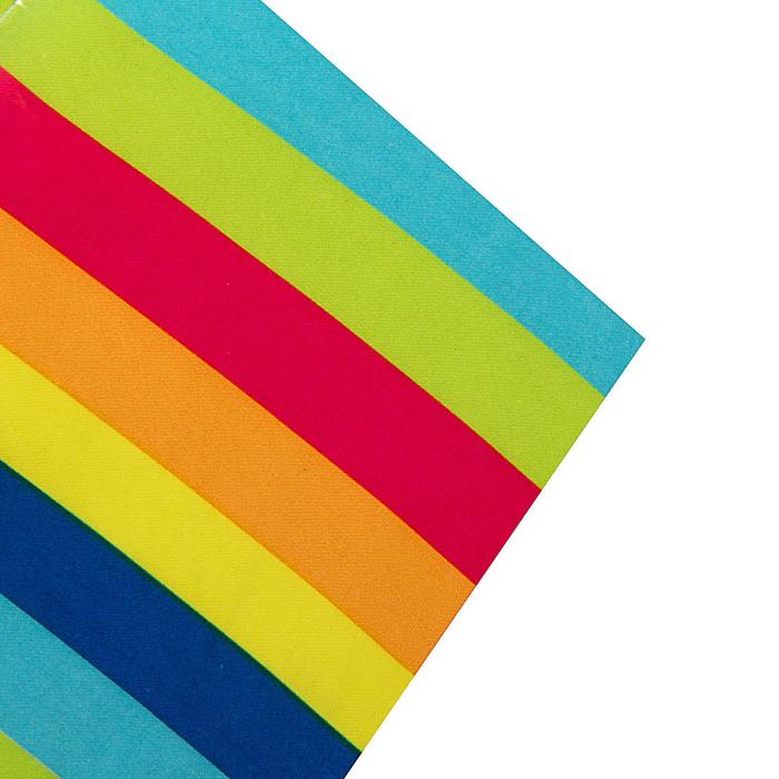 Ткань «Арлекин, цветные полосы», атлас, ширина 150 см