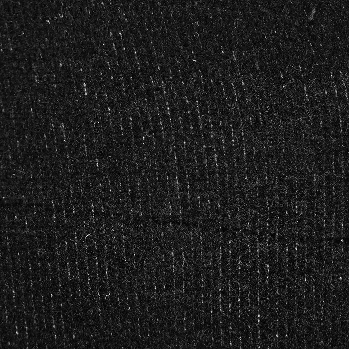 Велюр цвет черный, ширина 180 см