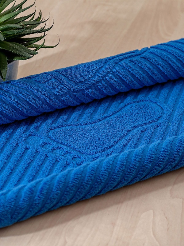 Полотенце махровое Ножки (Синий)